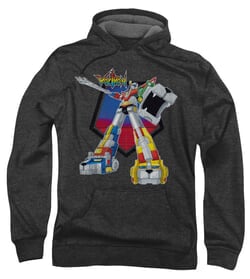 Click to get Voltron Hoodie Sweatshirt Blazing Sword Charcoal Adult Hoody