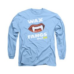 Wack O Wax Shirt Fangs Long Sleeve Carolina Blue Tee T-Shirt