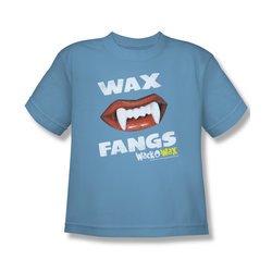 Wack O Wax Shirt Kids Fangs Carolina Blue T-Shirt