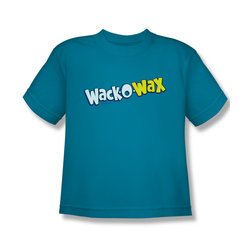 Wack O Wax Shirt Kids Logo Turquoise T-Shirt