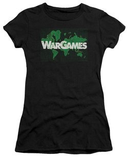 WarGames  Juniors Shirt Game Board Black T-Shirt