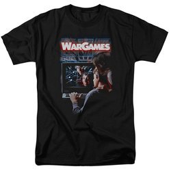 WarGames Shirt Movie Poster Black T-Shirt