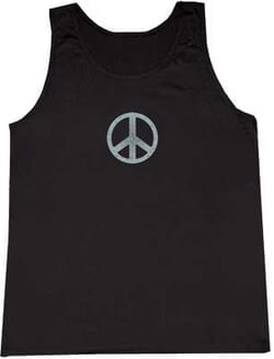 Click to get Washed Peace Symbol Mens Adult Black Tanktop Tank