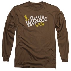 Willy Wonka and The Chocolate Factory  Long Sleeve Shirt Logo Coffee Tee T-Shirt