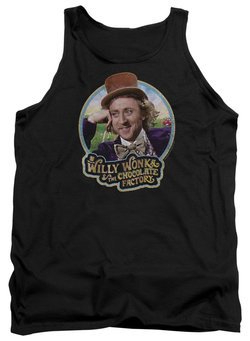 Willy Wonka and The Chocolate Factory  Tank Top Its Scrumdiddlyumptious Black Tanktop