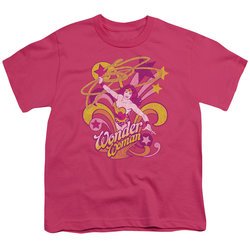 Wonder Woman Kids Shirt Save Me Hot Pink T-Shirt