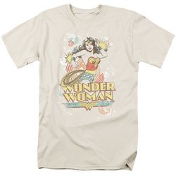 Wonder Woman T-shirt - DC Comics Strength Adult Cream Color Tee