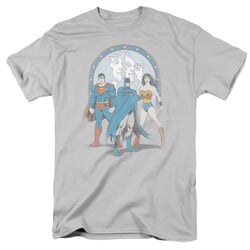 Click to get Wonder Woman Tshirt  DC Comics Trinity Adult Silver Tee