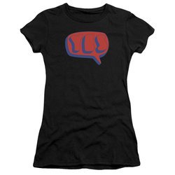 Yes Shirt Juniors Word Bubble Black T-Shirt