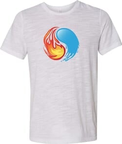 Click to get Yin Yang Fire and Water Burnout Yoga Shirt