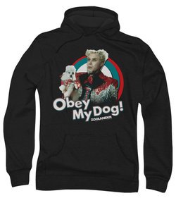 Zoolander Hoodie Sweatshirt Obey My Dog Black Adult Hoody Sweat Shirt