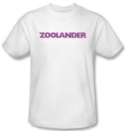 Zoolander Shirt Logo Adult White Tee T-Shirt